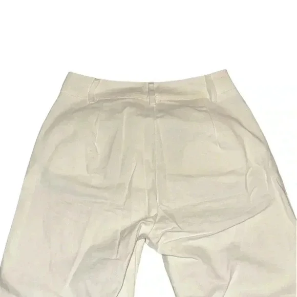 Flare leg white pants woman’s y2k waist 13.5, rise 9, inseam 29 - Picture 4 of 6